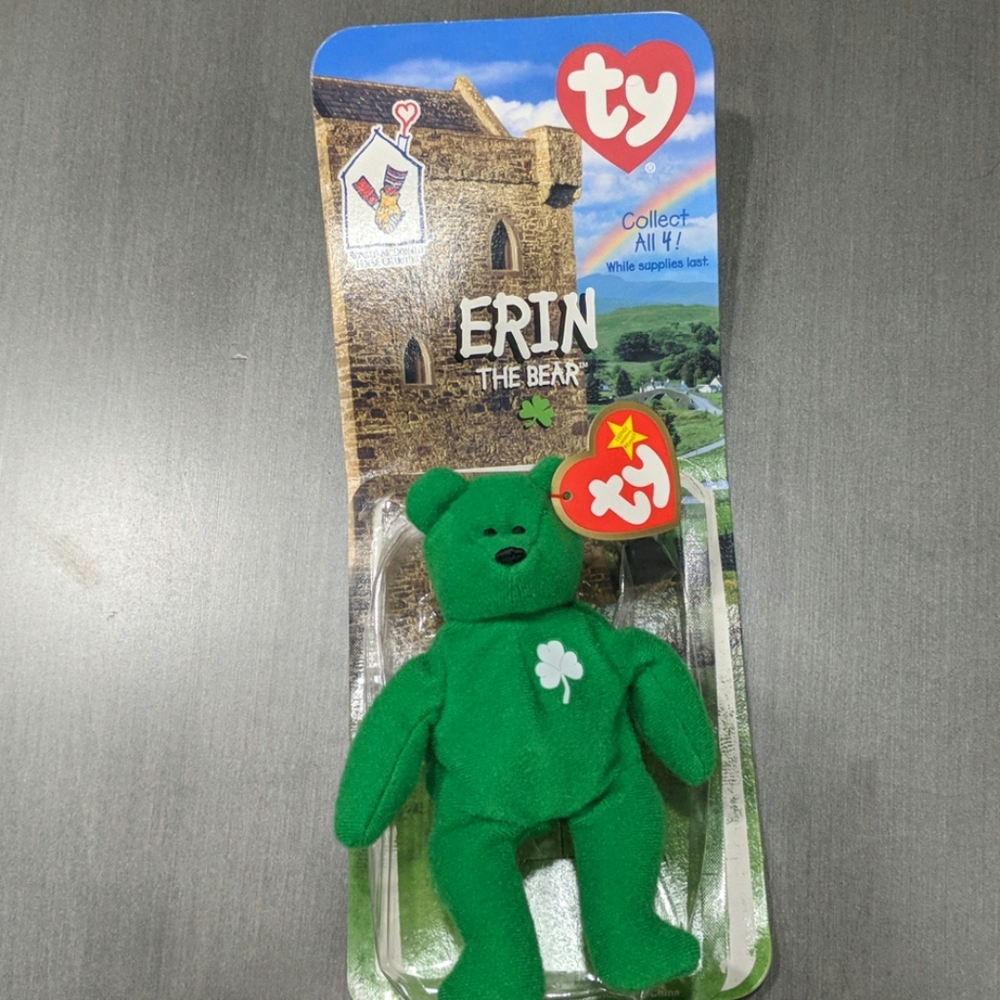 Ty Erin The Bear Rare with errors.